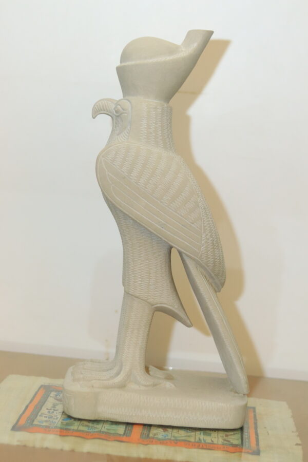 IMG_0476 Hand-Carved Stone Statue - The Falcon God Horus