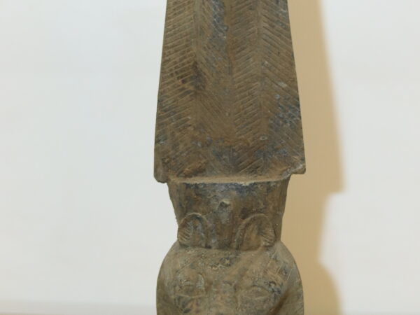 Hand-Carved Stone Statue of the God Bes