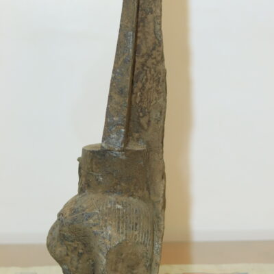 Hand-Carved Stone Statue of the God Bes