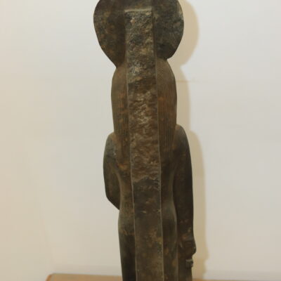 Hand-Carved Stone Statue of Goddess Sekhmet