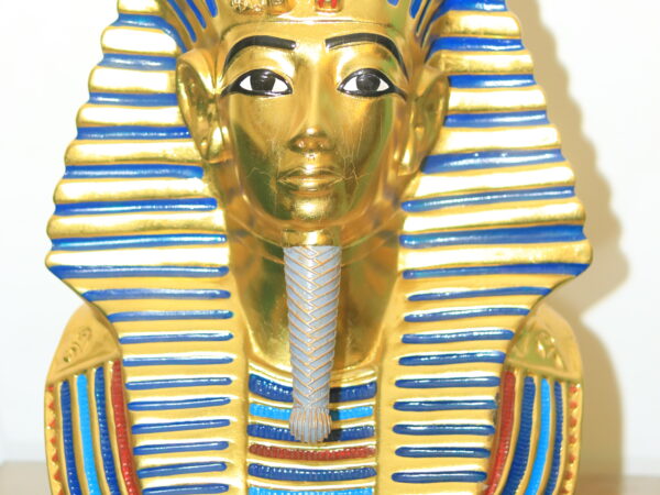 Hand-Painted Mask of Tutankhamun - Golden Pharaoh Replica