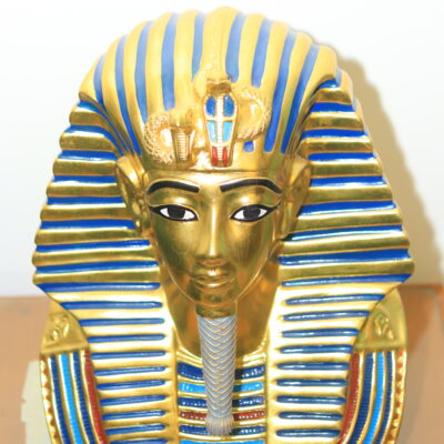 Hand-Painted Mask of Tutankhamun - Golden Pharaoh Replica