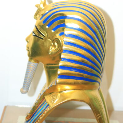 Hand-Painted Mask of Tutankhamun - Golden Pharaoh Replica