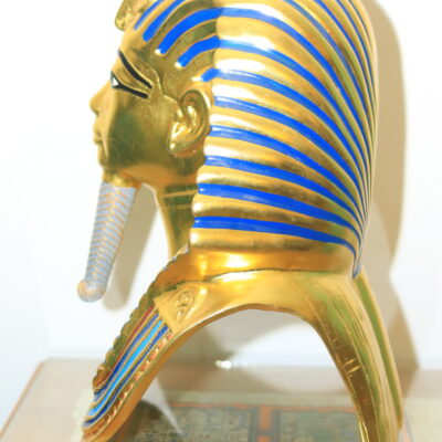 Hand-Painted Mask of Tutankhamun - Golden Pharaoh Replica