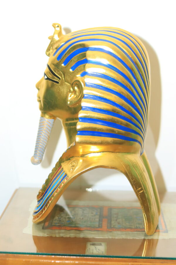 Hand-Painted Mask of Tutankhamun - Golden Pharaoh Replica