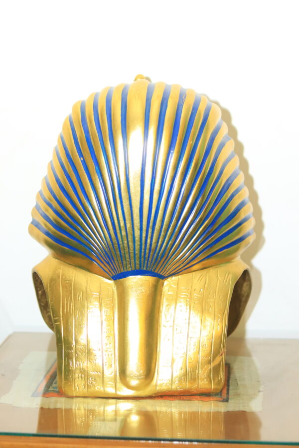 Hand-Painted Mask of Tutankhamun - Golden Pharaoh Replica