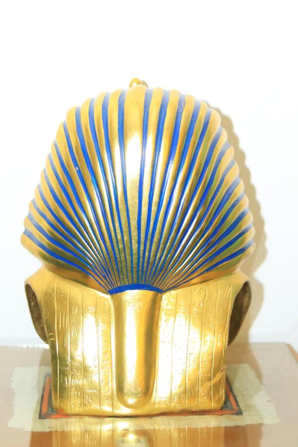 Hand-Painted Mask of Tutankhamun - Golden Pharaoh Replica
