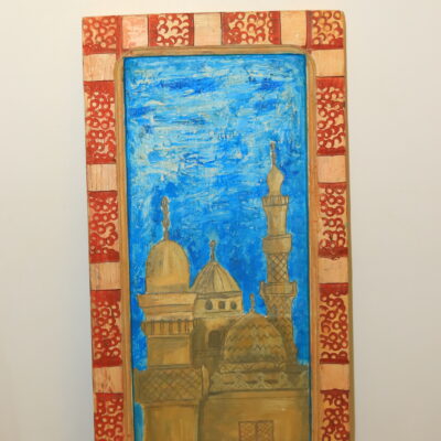 IMG_0543 "Cairo Soul" - Hand-Painted Islamic Architecture Wall Art