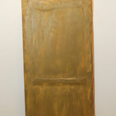 "Shutter Queen" - Hand-Painted Tutankhamun Art on Reclaimed Wood