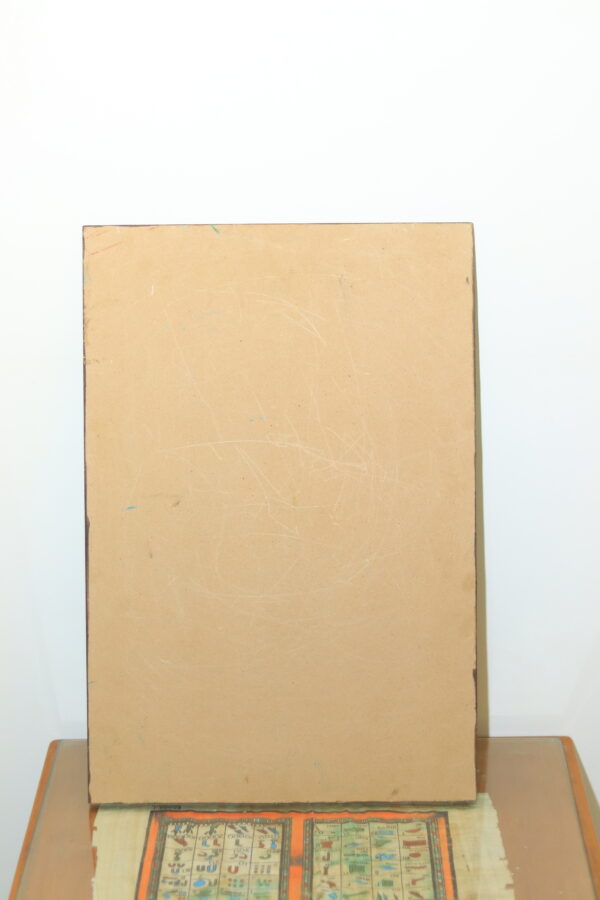 Hand-Painted Wooden Wall Art - Portrait of the Goddess Hathor
