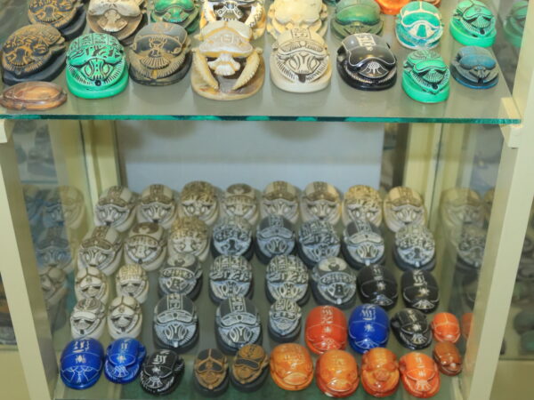 Assorted Egyptian Scarab Beetle Figurines