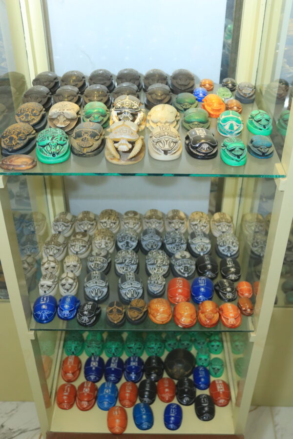 Assorted Egyptian Scarab Beetle Figurines